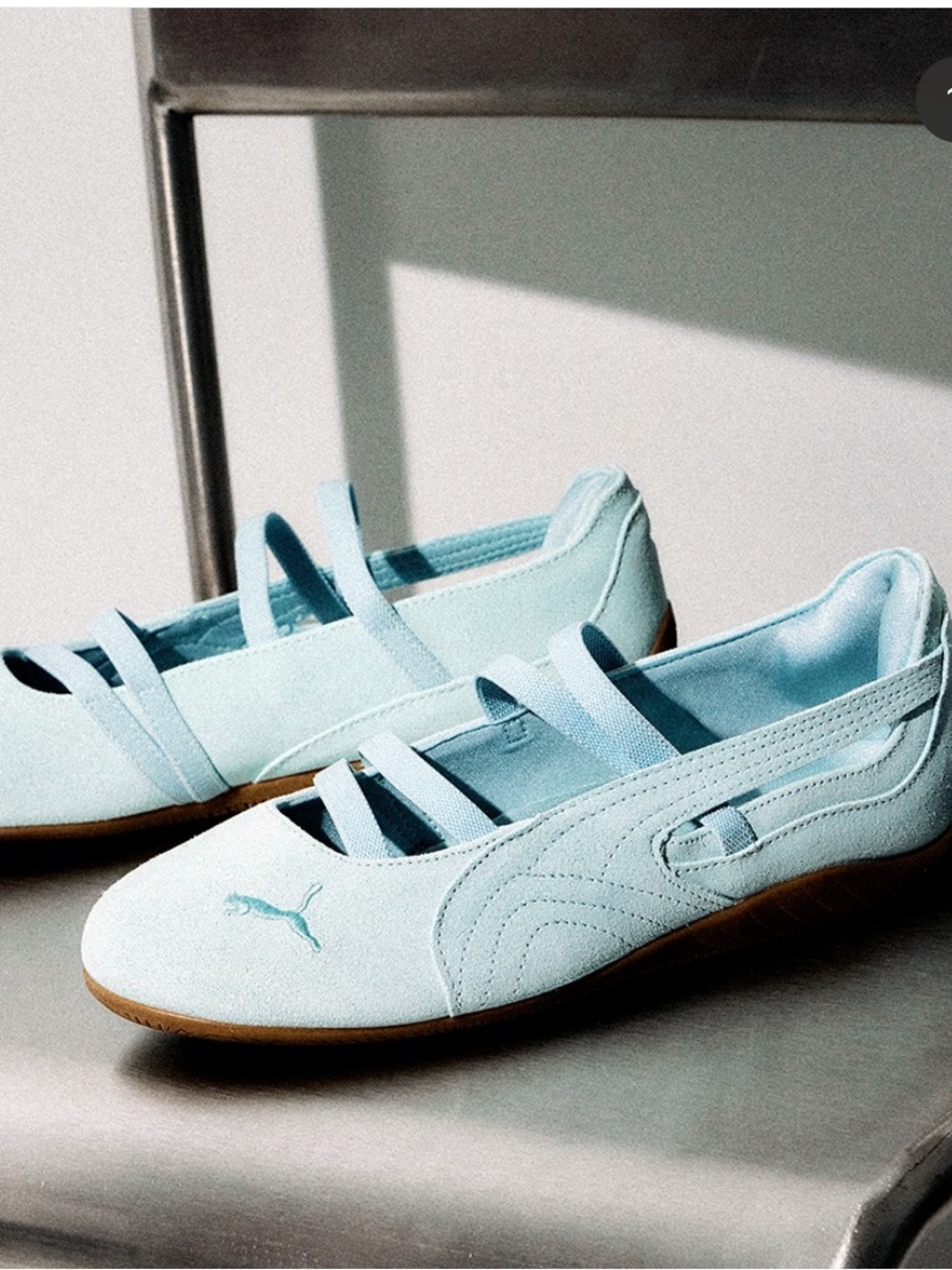 Puma pale blue ortholite sneakers